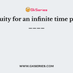 An annuity for an infinite time period is ____