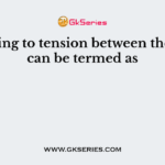 An easing to tension between the states can be termed as