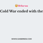 Cold War ended with the