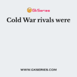 Cold War rivals were