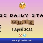 UPSC Daily Static Quiz