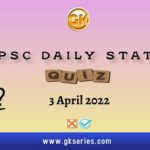 UPSC Daily Static Quiz