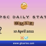 UPSC Daily Static Quiz