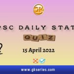 UPSC Daily Static Quiz