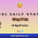 UPSC Daily Static Quiz