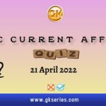 UPSC Daily Current Affairs Quiz