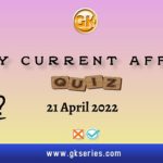 Daily Current Affairs Quiz