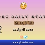 UPSC Daily Static Quiz