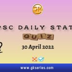UPSC Daily Static Quiz