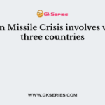 Cuban Missile Crisis involves which three countries