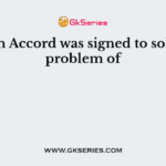 Dayton Accord was signed to solve the problem of