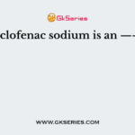 Diclofenac sodium is an ——-