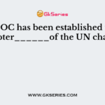 ECOSOC has been established under chapter______of the UN charter
