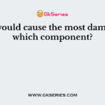 ESD would cause the most damage to which component?