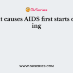 HIV that causes AIDS first starts destroying