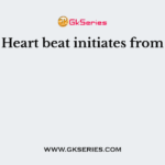 Heart beat initiates from