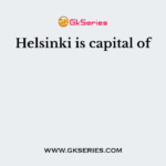 Helsinki is capital of