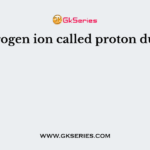 Hydrogen ion called proton due to: