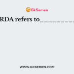 IRDA refers to_________