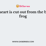 If the heart is cut out from the body of frog
