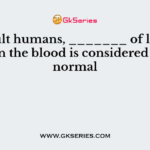 In adult humans, _______ of lead or less in the blood is considered to be normal