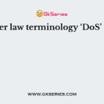 In cyber law terminology ‘DoS’ means