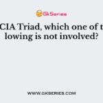 In the CIA Triad, which one of the following is not involved?