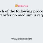 In which of the following processes of heat transfer no medium is required?