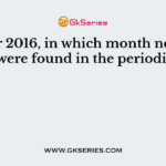 In year 2016, in which month new elements were found in the periodic table?
