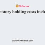 Inventory holding costs include:
