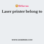 Laser printer belong to