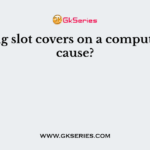 Missing slot covers on a computer can cause?