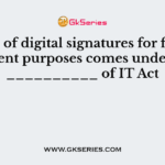 Misuse of digital signatures for fraudulent purposes comes under __________ of IT Act