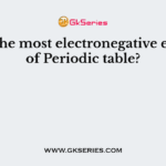 Name the most electronegative element of Periodic table?