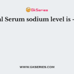 Normal Serum sodium level is ———-