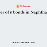 Number of π bonds in Naphthalene is