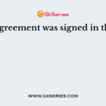 Oslo Agreement was signed in the year
