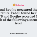 Paheli and Boojho measured their body temperature