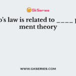 Pareto’s law is related to ____ placement theory