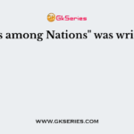 Politics among Nations" was written by