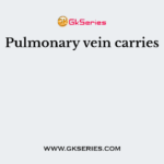Pulmonary vein carries