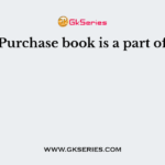 Purchase book is a part of