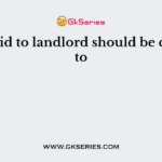 Rent paid to landlord should be credited to