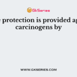 Some protection is provided against carcinogens by