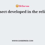 Sufi sect developed in the religion