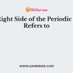 The Right Side of the Periodic Table Refers to