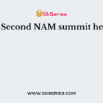 The Second NAM summit held at