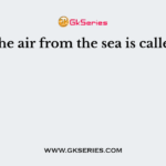 The air from the sea is called