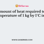 The amount of heat required to raise the temperature of 1 kg by 1°C is called