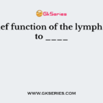The chief function of the lymph node is to ____